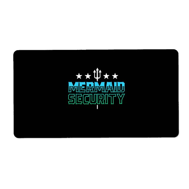 Mermaid Security  Swim Team Gift Swimmer Swimming (Front)