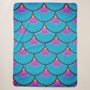 mermaid sherpa blanket