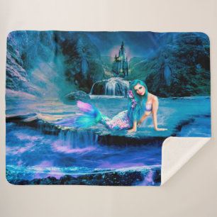 Mermaid Sherpa Blanket