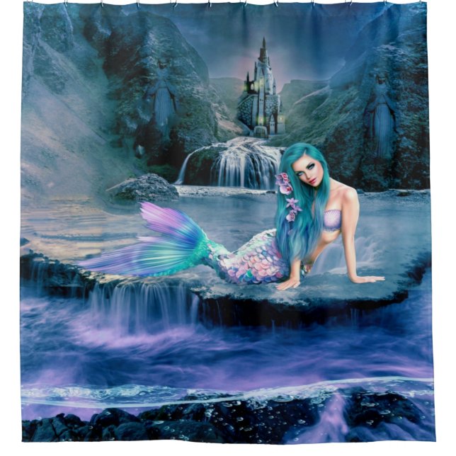 Mermaid Shower Curtain (Front)