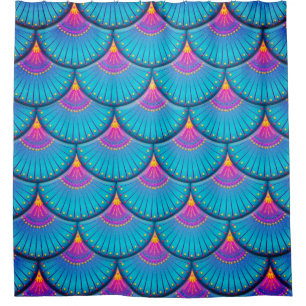 mermaid shower curtain