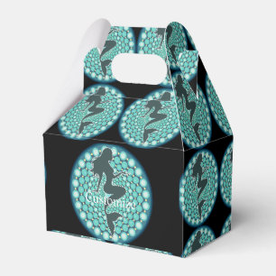 Mermaid Silhouette in Bubbles Thunder_Cove Favour Box