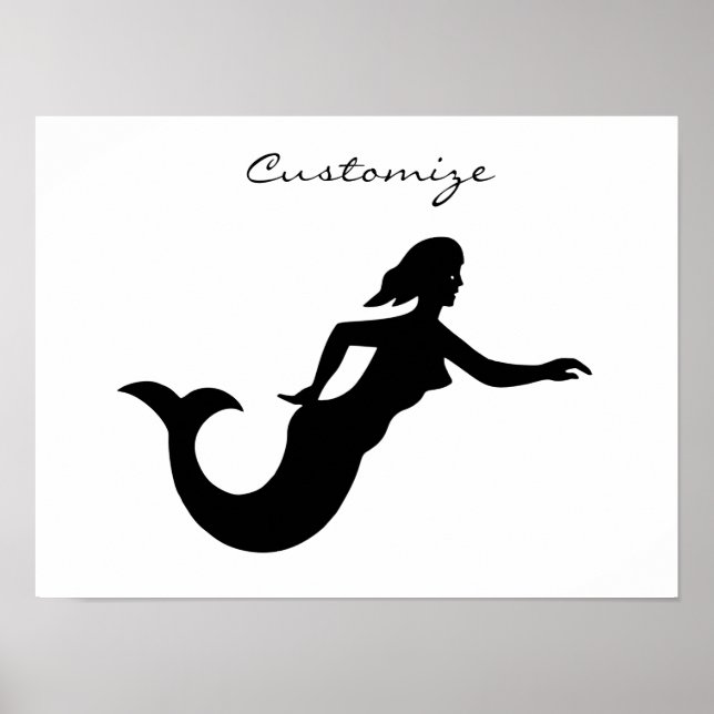 Mermaid Silhouette Thunder_Cove Poster (Front)