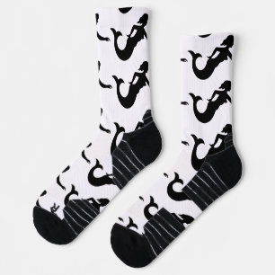 Mermaid Silhouette Thunder_Cove Socks