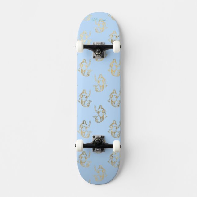 Mermaid Skateboard (Front)