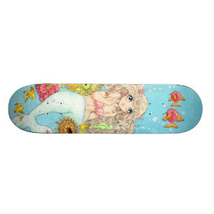Mermaid skateboard