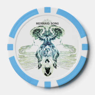 Mermaid Song Sea Love Romance Golf Ball Marker Poker Chips