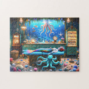 Mermaid Spa Day Marine Retreat Relaxation Gift Jigsaw Puzzle