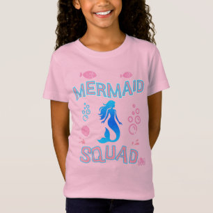 Mermaid Squad Birthday Party T-Shirt