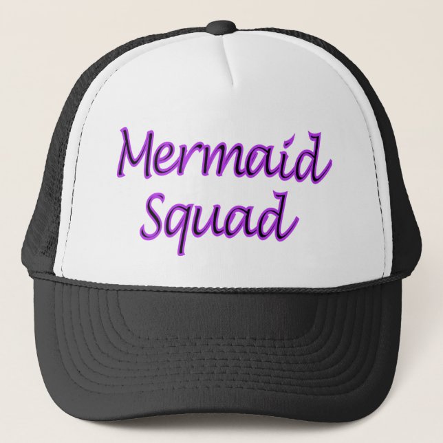 Mermaid Squad (centred) Trucker Hat (Front)