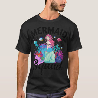 Mermaid Squad Cute Family Matching Set Summer Desi T-Shirt