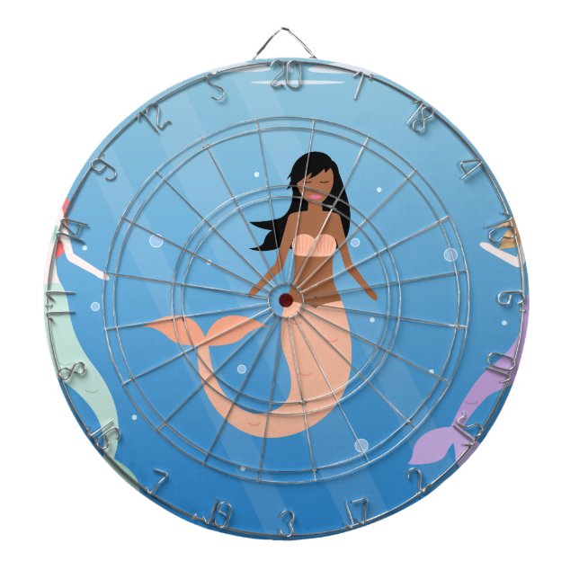 mermaid squad dartboard (Front)