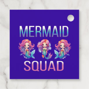 Mermaid Squad Favour Tags
