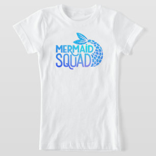 Mermaid squad glitter   T-Shirt