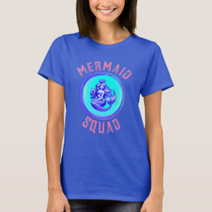Mermaid Squad Mermaid Birthday Party T-Shirt