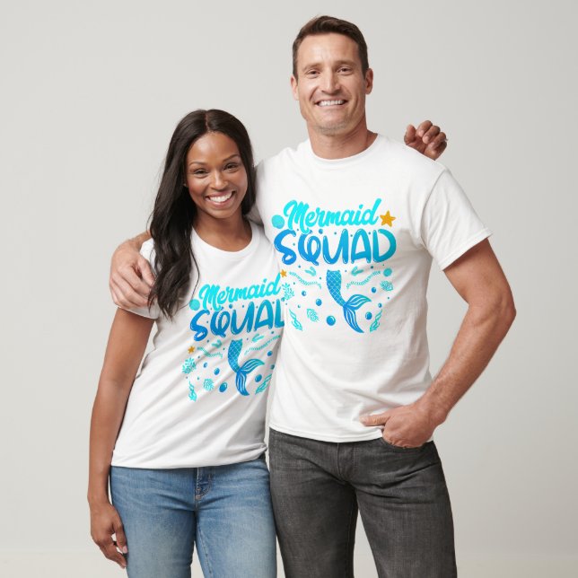 Mermaid Squad Of The Birthday Men T-Shirt (Unisex)