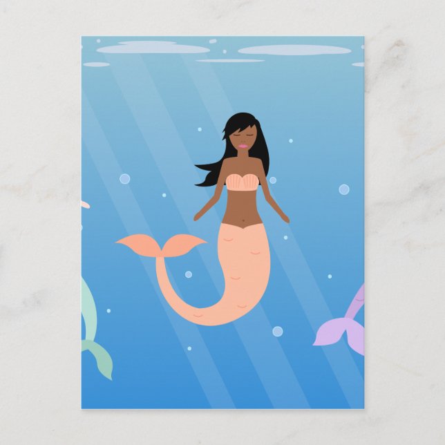 mermaid squad postcard (Front)