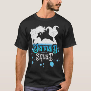 Mermaid Squad Sea Ocean Water Birthday Friends Lov T-Shirt