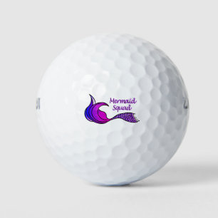 Mermaid Squad Tie Dye purple/pink Golf Balls