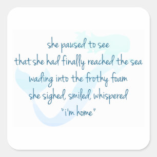 Mermaid Square Sticker