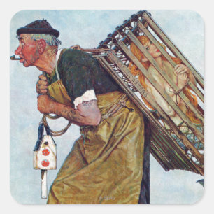 Mermaid Square Sticker