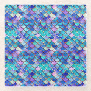 Mermaid Stained Glass Coaster