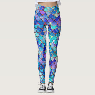 Mermaid Stained Glass Leggings