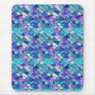 Mermaid Stained Glass Mouse Mat