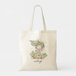 Mermaid Starfish Kid's  Tote Bag