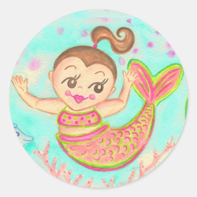 Mermaid Sticker (Front)