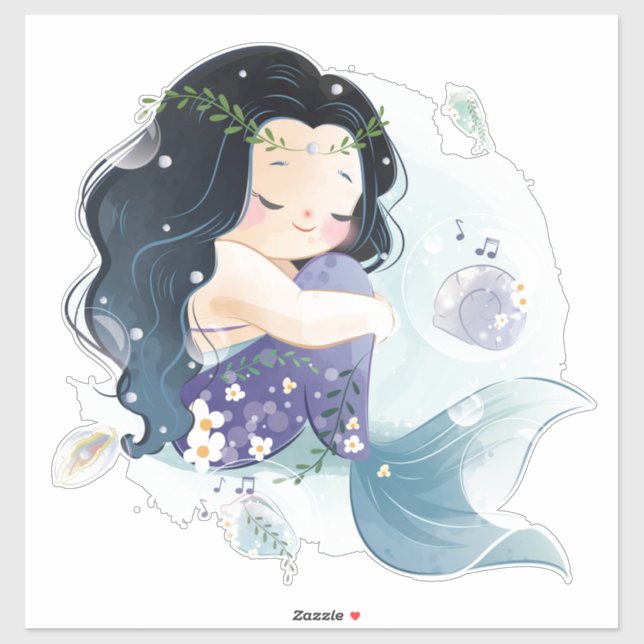 Mermaid  sticker (Sheet)