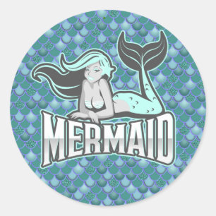 MERMAID STICKER girl"