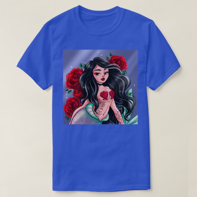 Mermaid Sticker Little Mermaid Mermaid Gift 4 T-Shirt (Design Front)