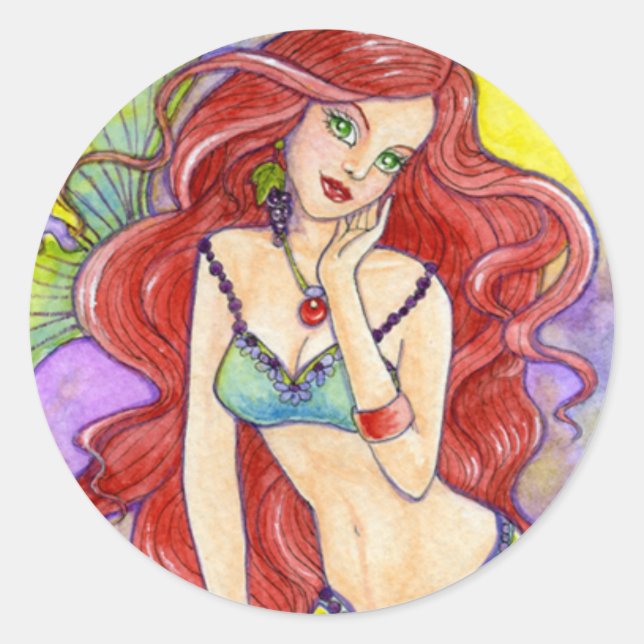 Mermaid Stickers by Ann Howard (Front)