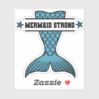 Mermaid Strong sticker