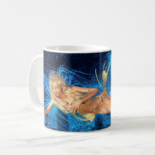 Mermaid  Surf Shop Coffee Mug