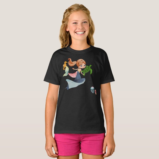  Mermaid  T-Shirt (Front Full)