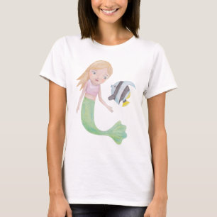Mermaid T-shirt Mermaid Girl Fish Art Ocean Lover