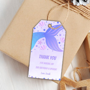 Mermaid Tags, Mermaid Gift Tags, Mermaid favour Ta Tags