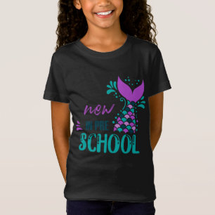 Mermaid Tail Back to School – Preschool Girls Desi T-Shirt