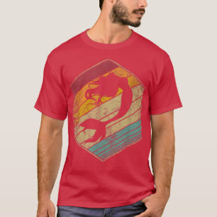Mermaid Tail Girl Fairy Magic Reading Retro Gift F T-Shirt