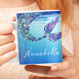 Mermaid Tail In The Sea Mug