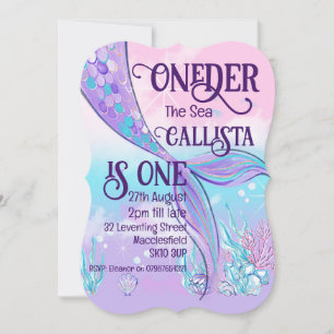 Mermaid Tail Invitation