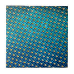 Mermaid Tail Navy Blue Gold Glitter Pattern Tile<br><div class="desc">Mermaid Tail Navy Blue Gold Glitter Pattern</div>