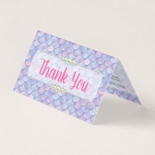 Mermaid Tail Scale & Pearl Boutique Shop Thank You