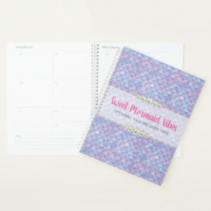 Mermaid Tail Scale & Pearl Pastel Sparkle Boutique Planner