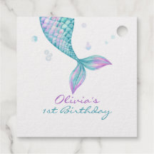 Mermaid Tail Under the Sea Birthday