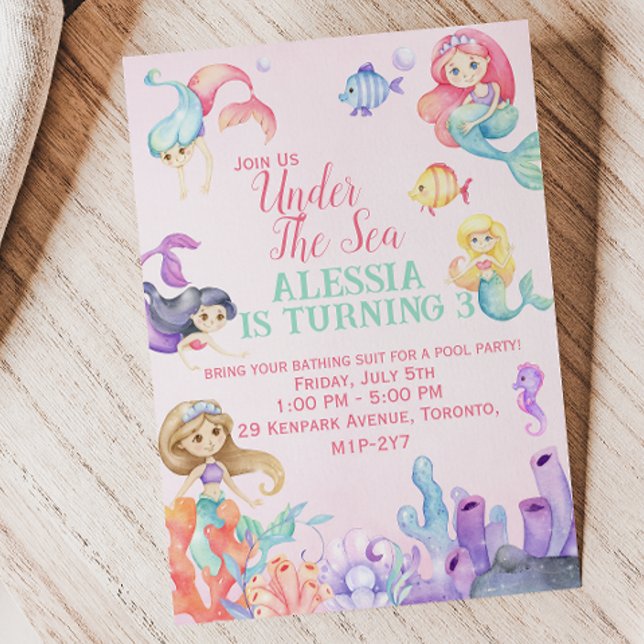 Mermaid Tales  Invitation (Creator Uploaded)