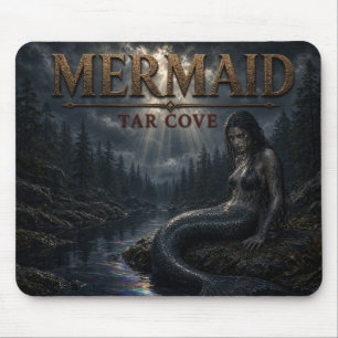 Mermaid Tar Cove Dark Realism Mouse Mat