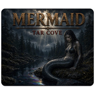 Mermaid Tar Cove Dark Realism Mouse Mat
